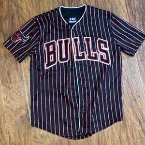 Official NBA Chicago bulls baseball jersey